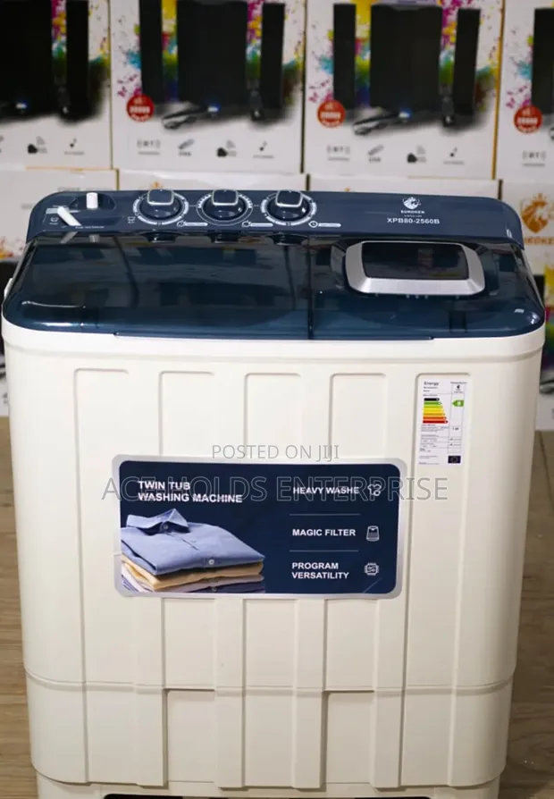 New 8kg Euroken Twin Tub Washing Machine - 1