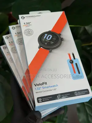 Powerology Velofit Smartwatch 1.32" AMOLED, 250mAh