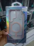 Pink MagSafe Protective Case for Samsung Galaxy S22 Ultra - 1