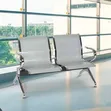 2-Way Link Chair, Unpadded Waiting Bench - 1