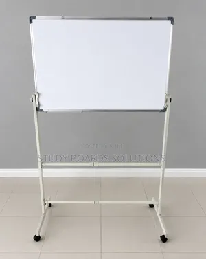 90x60cm Presentation Whiteboard with Wheeled Stand