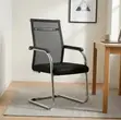 Mesh Waiting Chair - Black - 2