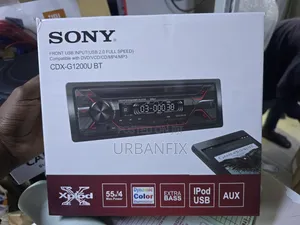 Sony CDX-G1200U BT Car Radio with FM, USB, Aux, CD/DVD