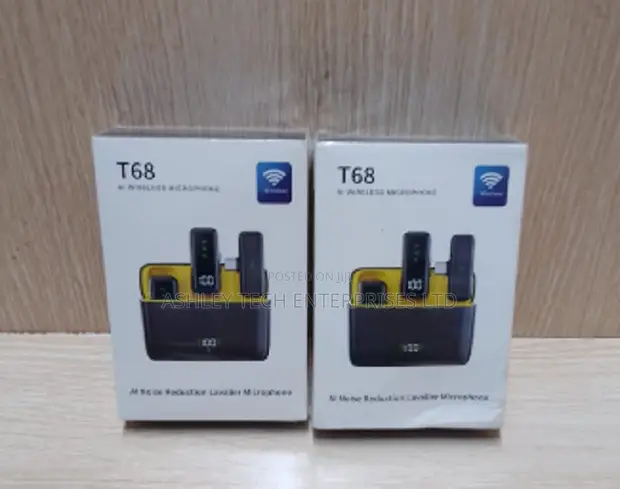 T68 Wireless Microphone - High Quality Audio - 1