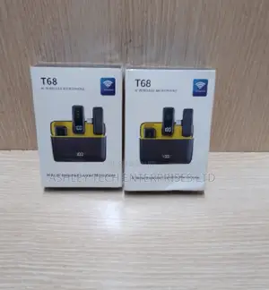 T68 Wireless Lavalier Microphone for Video & Content Creation
