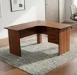 1400MM Study Table - Brown - 2