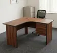 1400MM Study Table - Brown - 3