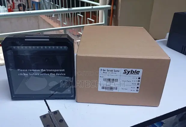 8808 Retail Desktop Barcode Scanner - Bila Mikono - 1