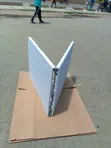 Modern Executive Director Foldable Table & Chair Set - 2