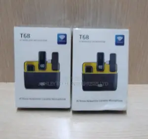 T68 Dual Wireless Microphone - Clear Sound