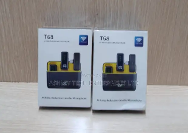 T68 Mini Clip-on Wireless Microphone - 1