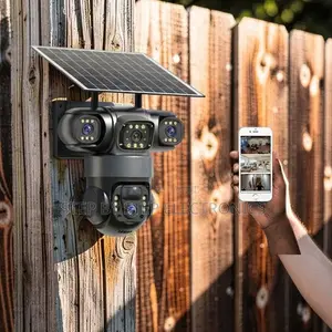 20MP 4K Ultra HD 4G PTZ Triple Lens Solar Camera