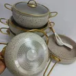 9pcs Granite Coating Kitchen Cookware Set - 3