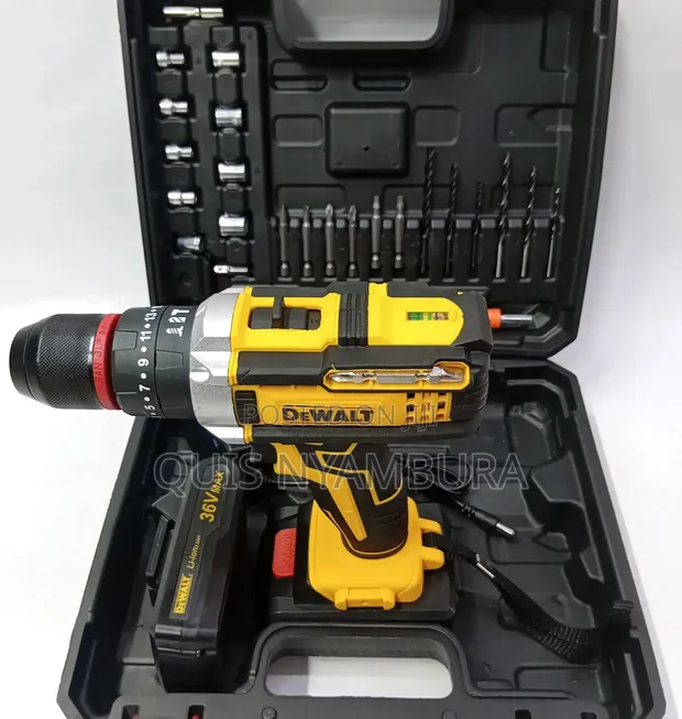 Dewalt Cordless Drill with Metal Chuck - 1