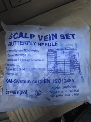 Scalp Vein Set | Butterfly Needle Set for IV Infusion & Blood Collection