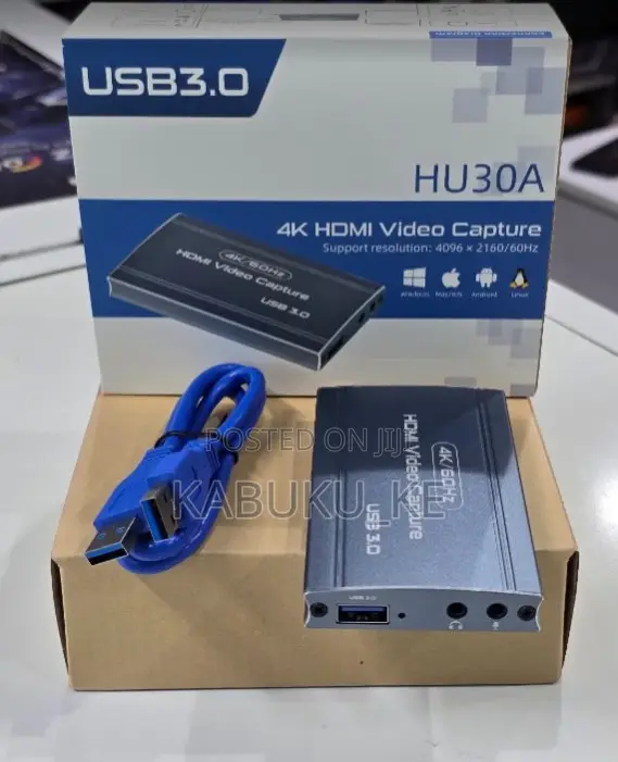 Fjgear FJ-HU30A HDMI Video Capture Card 4K/60Hz USB 3.0 - 1