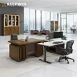 Executive Urbans Desk - 140cm Golden Top - 5