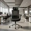 Ergonomic Fabricated Office Reclining Chair - 4