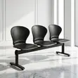 Ergonomic 3-Seater Airport Bench - 3