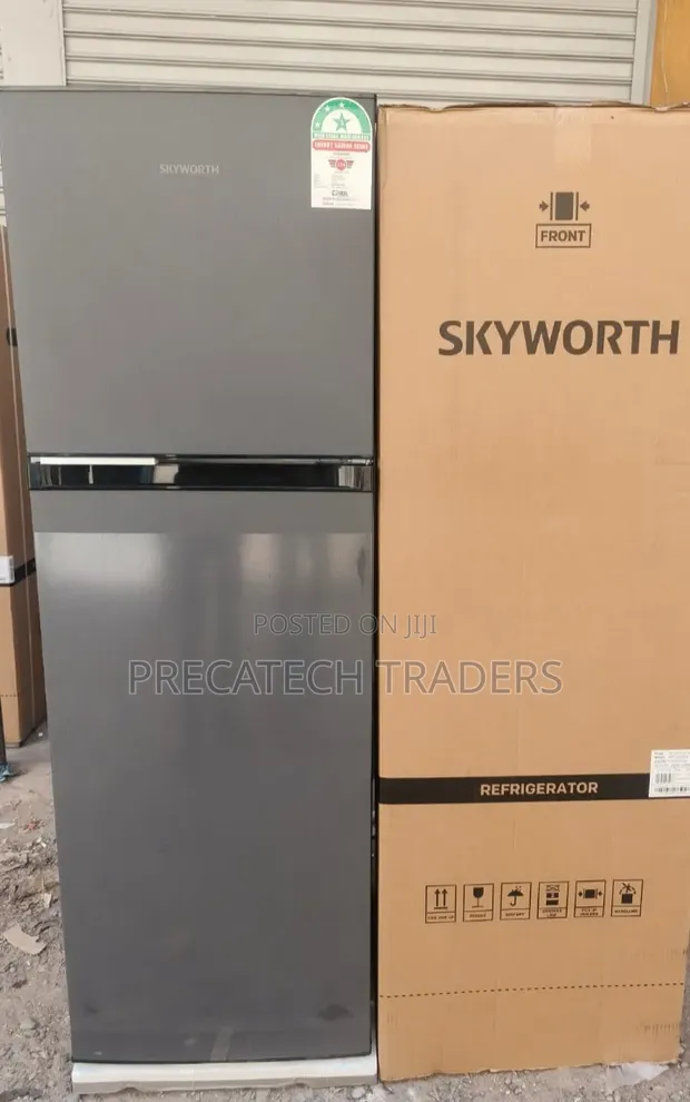 Skyworth 280L Frost-Free Refrigerator - Double Door - 1