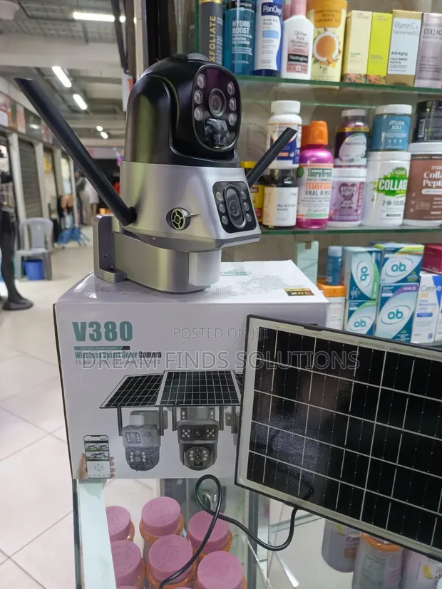 V380Pro Wireless Solar Security Camera - 1