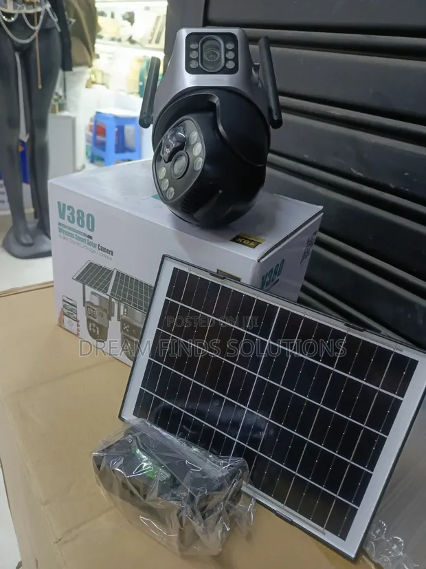 V380 Wireless Smart Solar CCTV Camera - 1