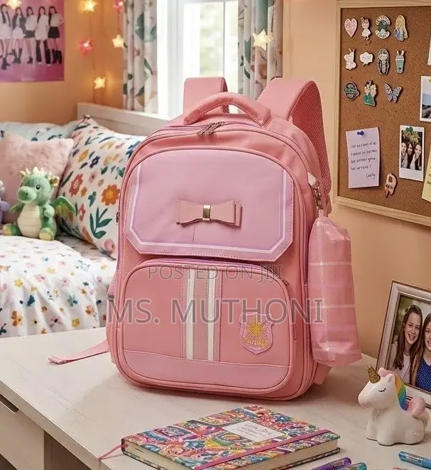 Quality Girls School Backpack with Padded Straps - 1