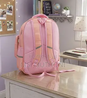 Quality Girls School Backpack with Padded Straps