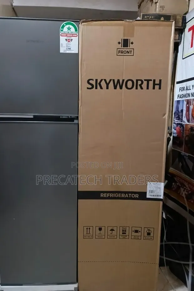 Skyworth 158L Double Door Fridge - Brand New - 1