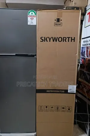 Skyworth 158L Double Door Fridge - Brand New