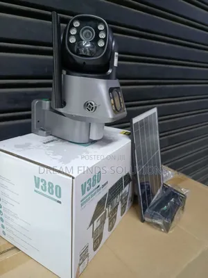V380 Wireless Solar Security Camera System