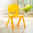 Kiti cha Plastiki cha Watoto cha Kusomea - Njano - 1