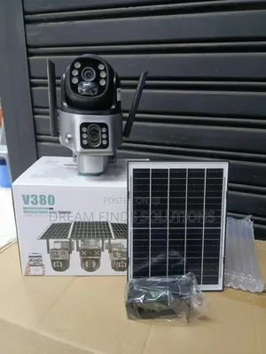 V380 Pro Wi-Fi Solar Camera with Night Vision