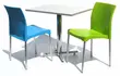 Premium Vita Plastic Event Chair with Metal Legs - 4