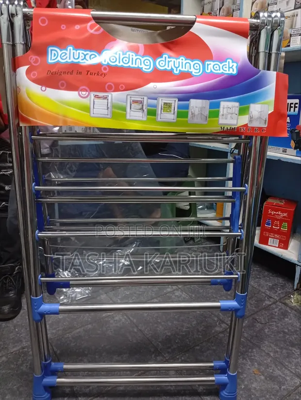 Deluxe Folding Cloth Drying Rack - 1