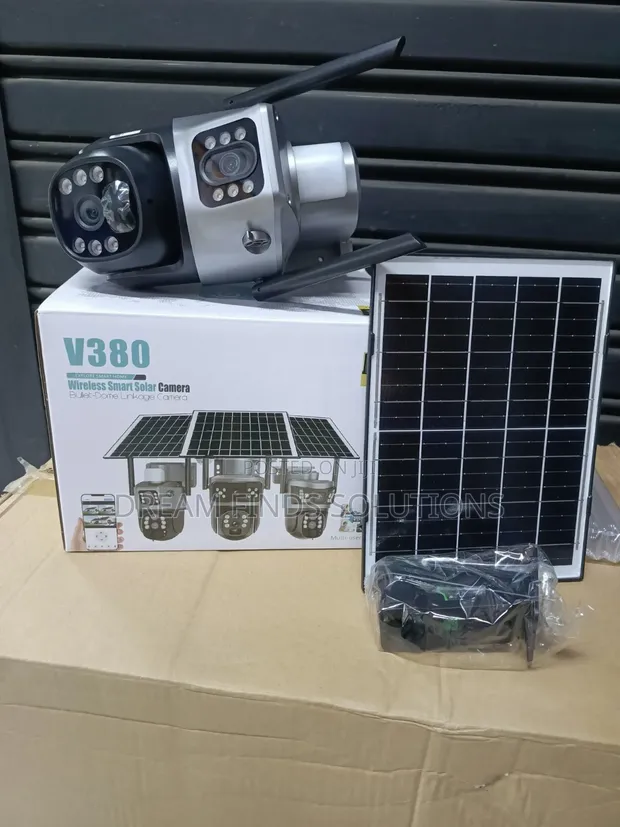 V380 Wireless Smart Solar Camera - Continuous Power - 1