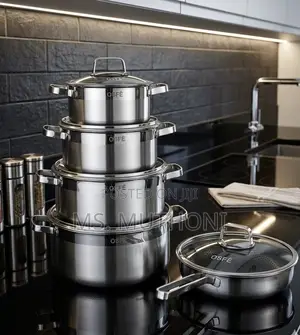 OSFE Professional 10-Piece Stainless Steel Cookware Set