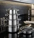 OSFE Professional 10-Piece Stainless Steel Cookware Set - 1