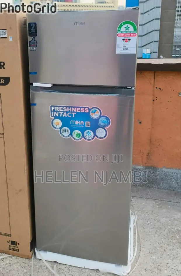 Mika 211L Double Door Refrigerator - 1