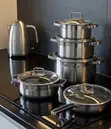 OSFE Premium Titanium-Infused Stainless Steel Pots and Pans Set - 1