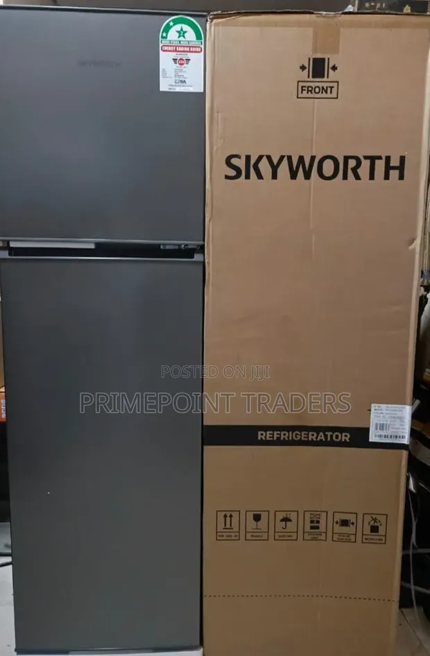 Skyworth 158L Double Door Fridge - 1