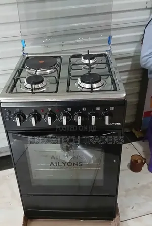 Ailyons 50x55cm 3+1 Gas & Electric Standing Cooker