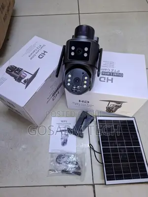 UBOX 4MP Solar Dual Lens WiFi Camera ya Usalama