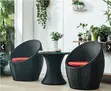 Rattan Garden Conversation Seating Set - 4