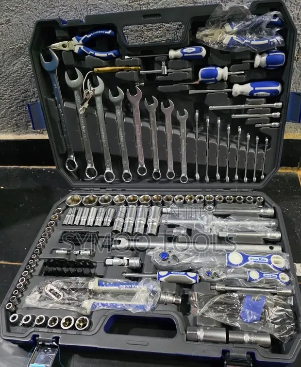 Multi-Piece Socket Wrench and Auto Repair Tool Set - 1