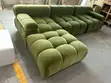 Modern Bubble Fabric 6-Seater Corner Sofa - Brown - 3