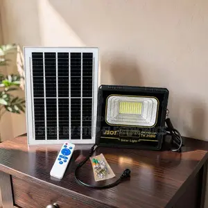 JSOT 200W LED Solar Flood Light with Motion Sensor
