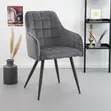 Chester Dining Chair with Upholstered Backrest - 1