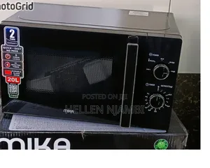 Black 20 Litre Mika Manual Microwave