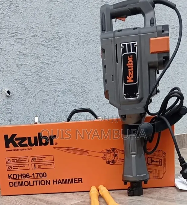 Kzubr Demolition Hammer 1700W Electric Jack Hammer - 1